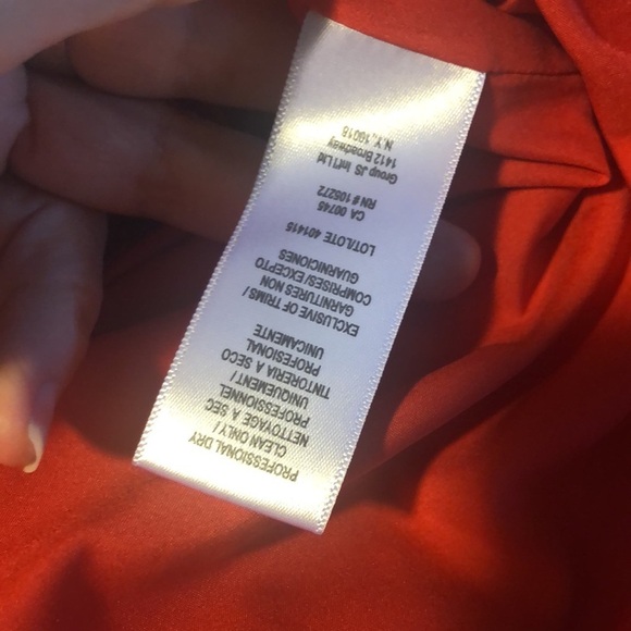 Halston Heritage Chiffon Halter Maxi Dress Sz. 16 Red Draped Neck Cockta… - Picture 11 of 12